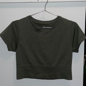 OFFLINE by Aerie Sidewalk Seamless Cropped T-Shirt